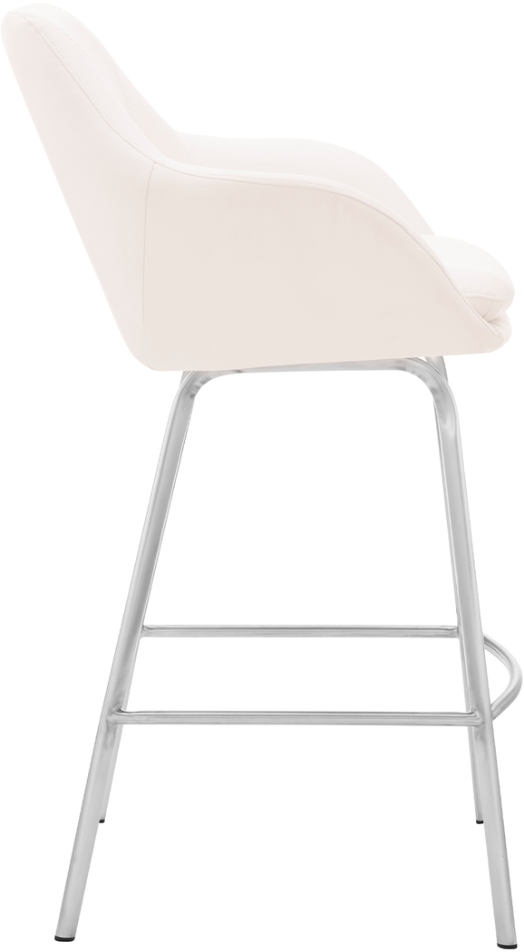 Aurenna II White Counter Height Stool - Thumbnail - Image 5