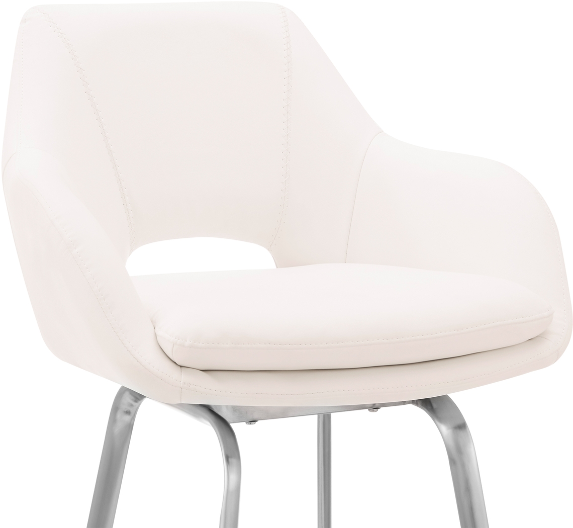 Aurenna II White Counter Height Stool - Thumbnail - Image 6