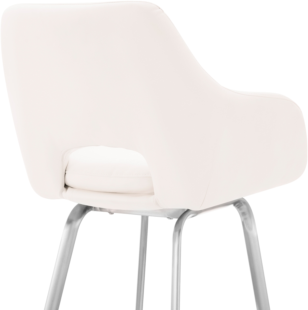 Aurenna II White Counter Height Stool - Thumbnail - Image 7