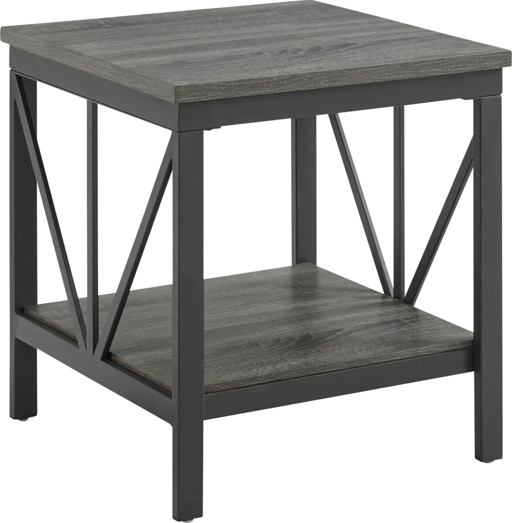 Aurera Gray End Table - Thumbnail - Image 1