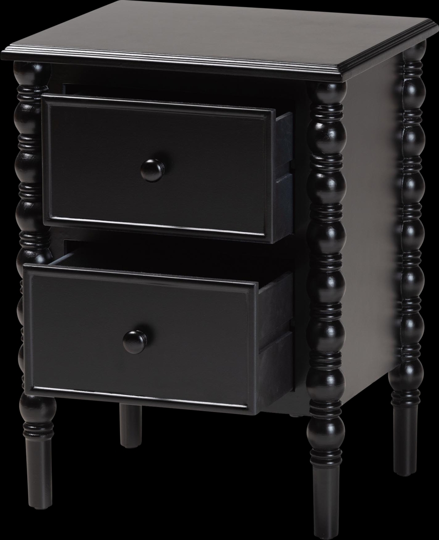 Aurich Black 2-Drawer End Table - Thumbnail - Image 5