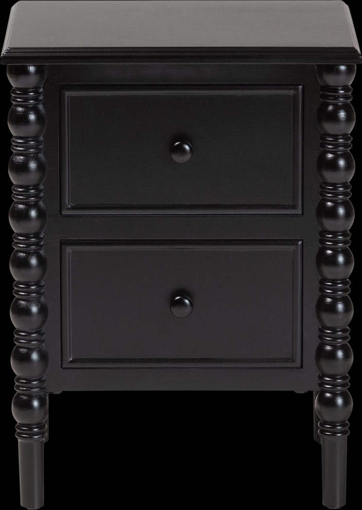 Aurich Black 2-Drawer End Table - Thumbnail - Image 6