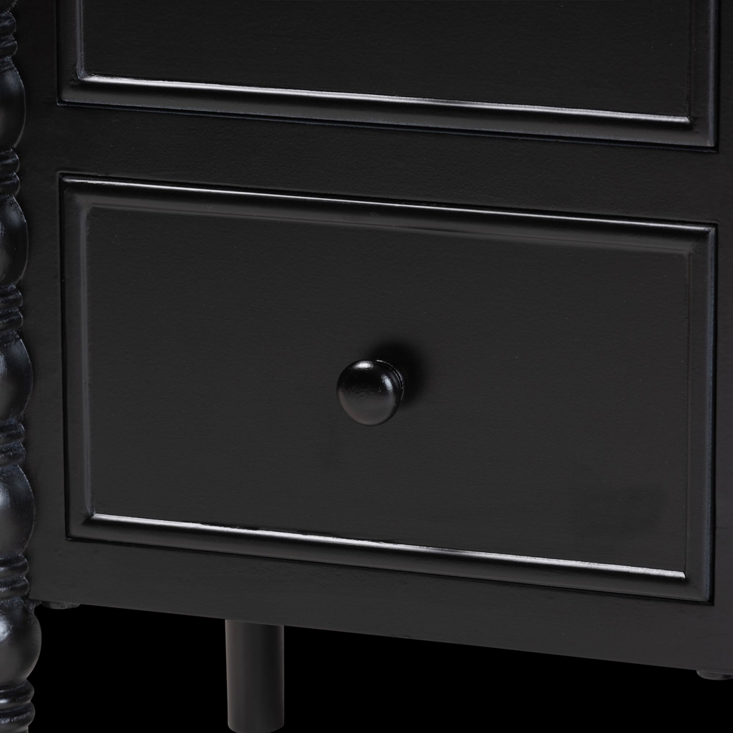 Aurich Black 2-Drawer End Table - Thumbnail - Image 9