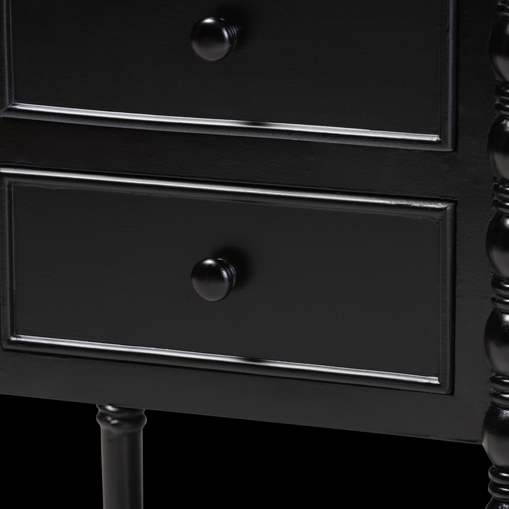 Aurich Black 3-Drawer End Table - Thumbnail - Image 9