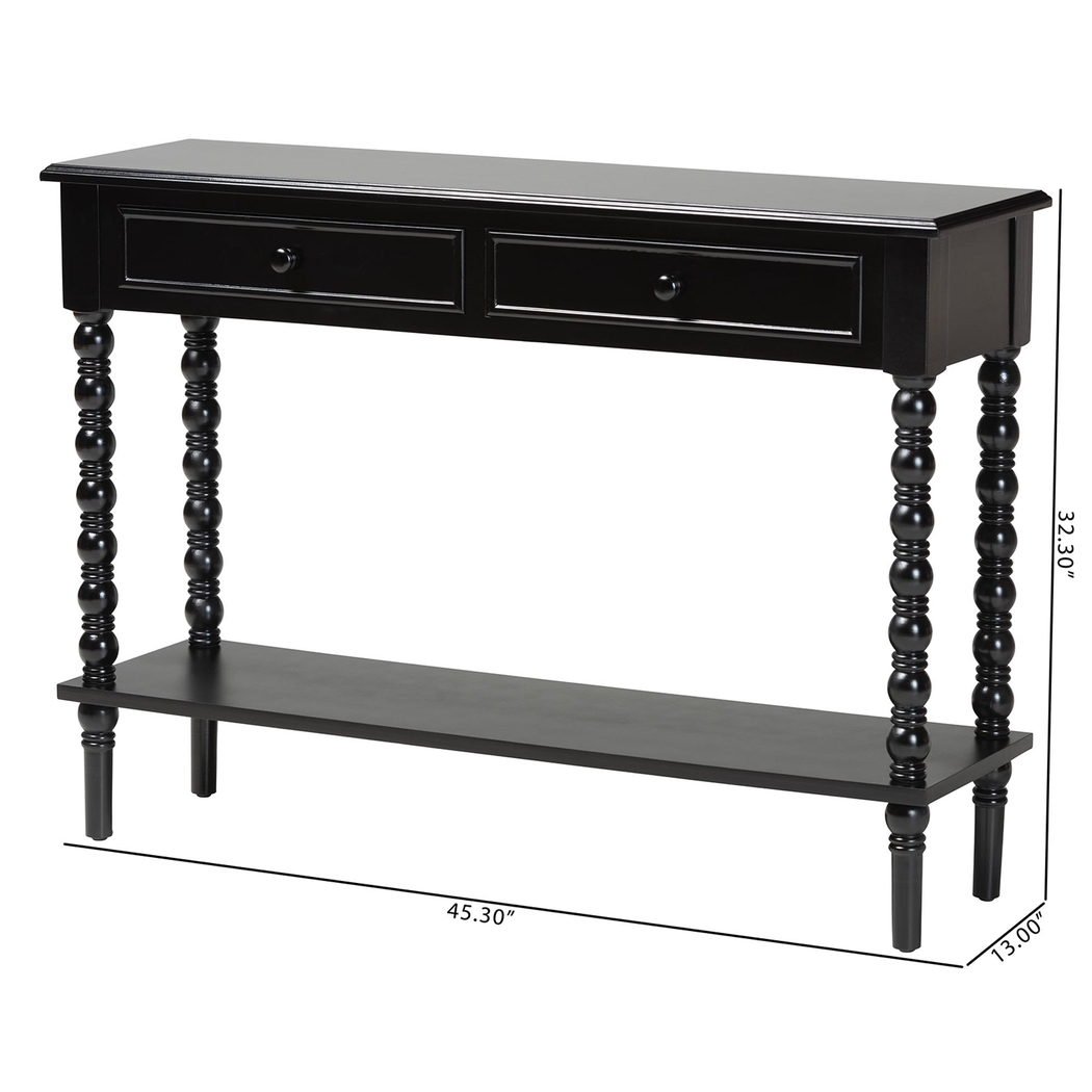 Aurich Black Sofa Table - Thumbnail - Image 4