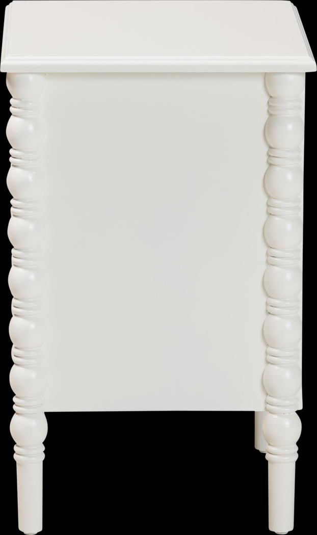 Aurich White 2-Drawer End Table - Thumbnail - Image 7