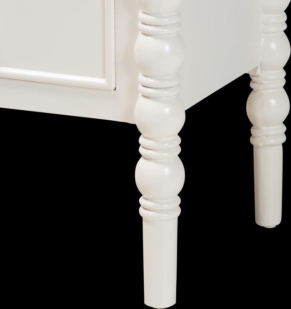 Aurich White 3-Drawer End Table - Thumbnail - Image 10