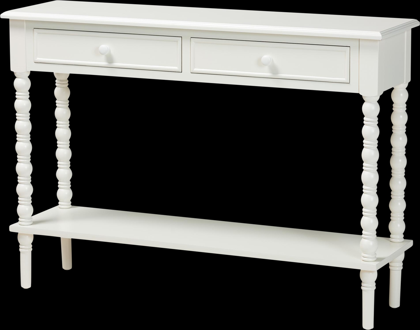 Aurich White Sofa Table - Thumbnail - Image 1