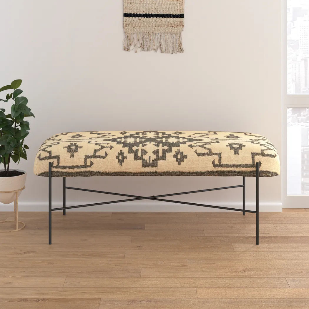 Aurico Tan Bench - Thumbnail - Image 2