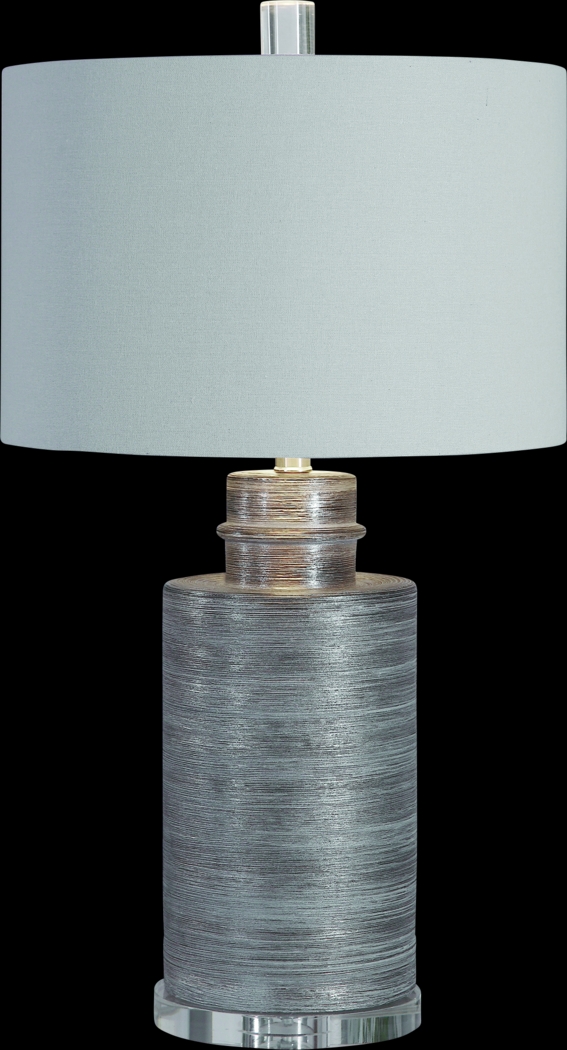 Aurora Circle Silver Lamp - Thumbnail - Image 4