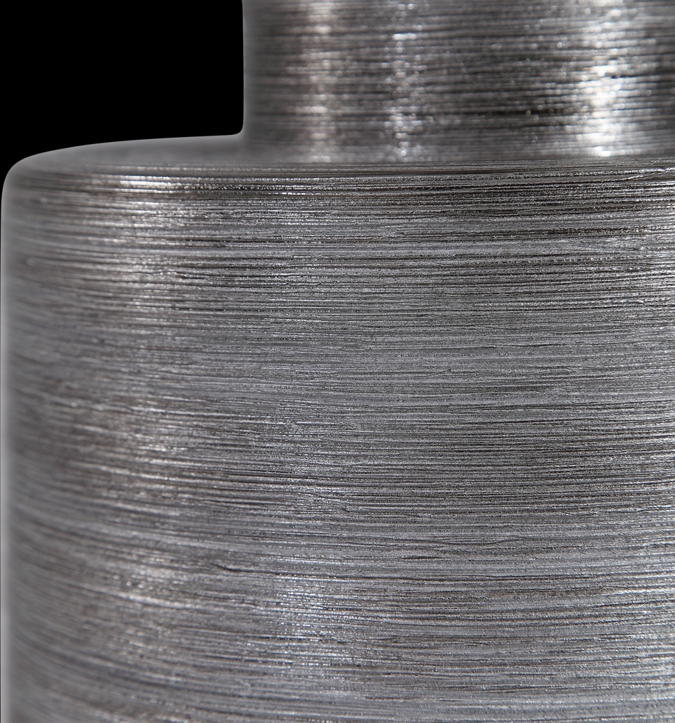 Aurora Circle Silver Lamp - Thumbnail - Image 6