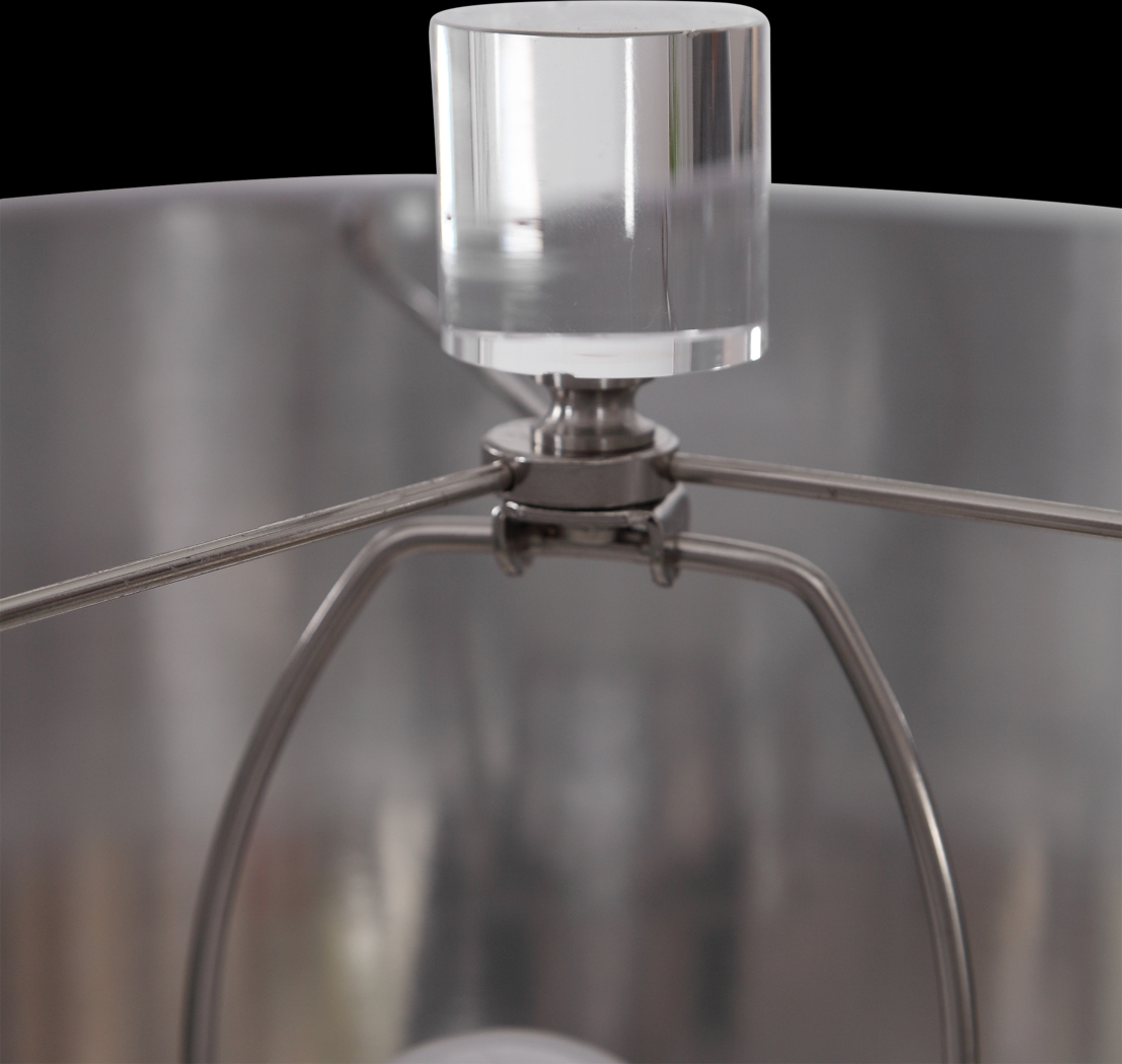 Aurora Circle Silver Lamp - Thumbnail - Image 7