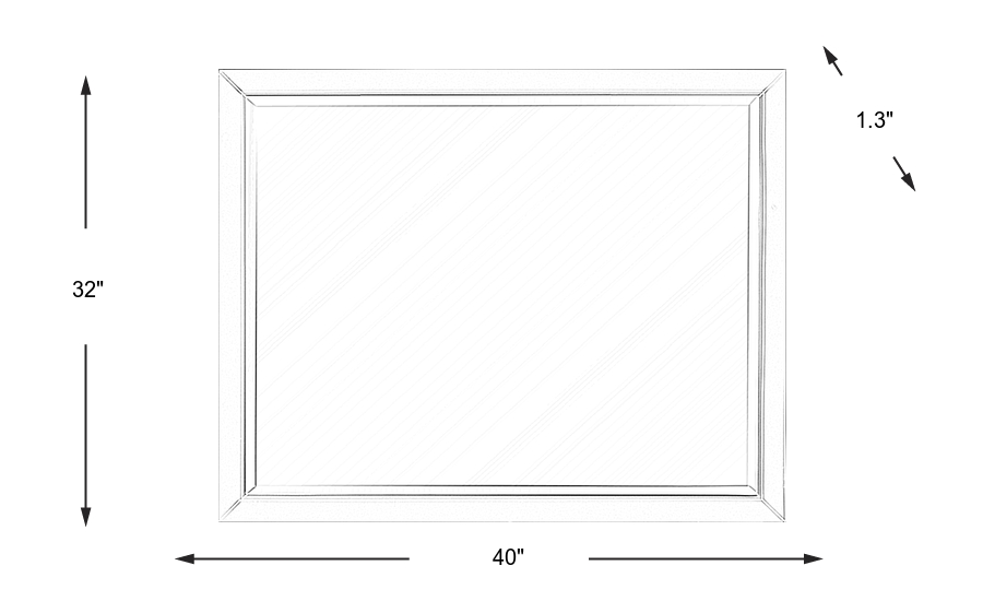 Dimension Image. Please refer to the Dimension Tab on this page for dimension details.