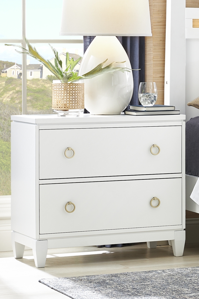 Aurora Heights White Nightstand - Thumbnail - Image 2