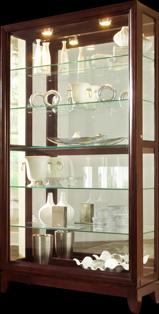 Aurtan Brown Curio Cabinet - Thumbnail - Image 5