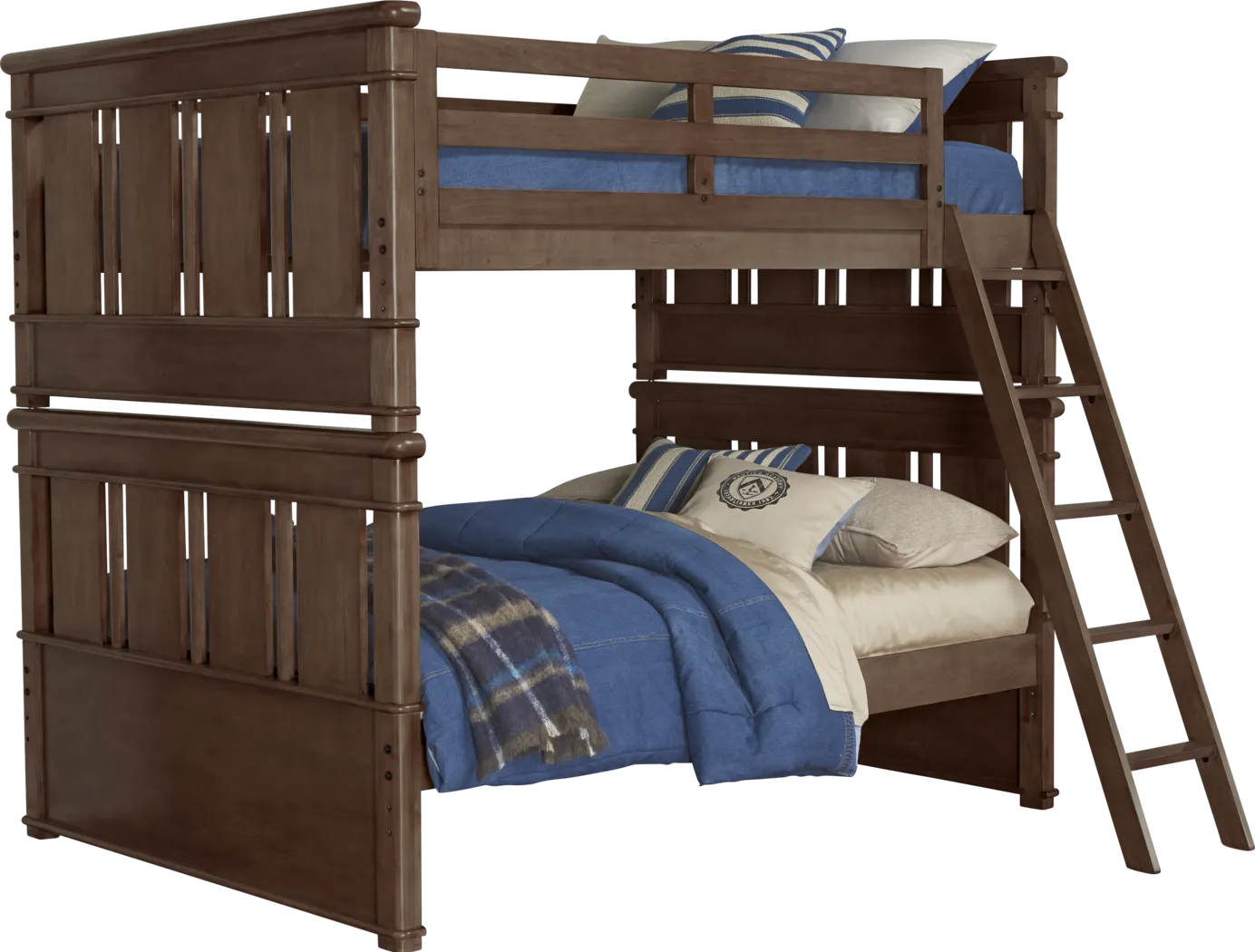Austin Chocolate Twin/Twin Bunk Bed - Thumbnail - Image 1