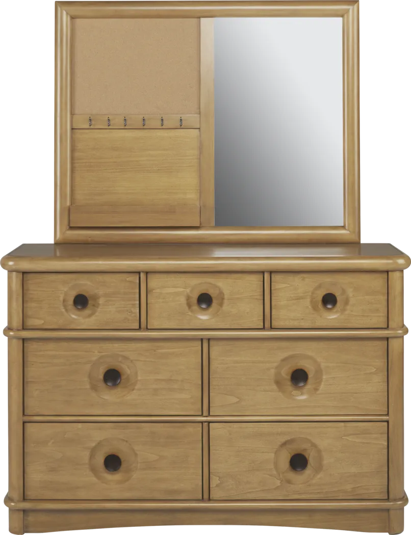 Austin Peanut Dresser & Mirror Set - Thumbnail - Image 1