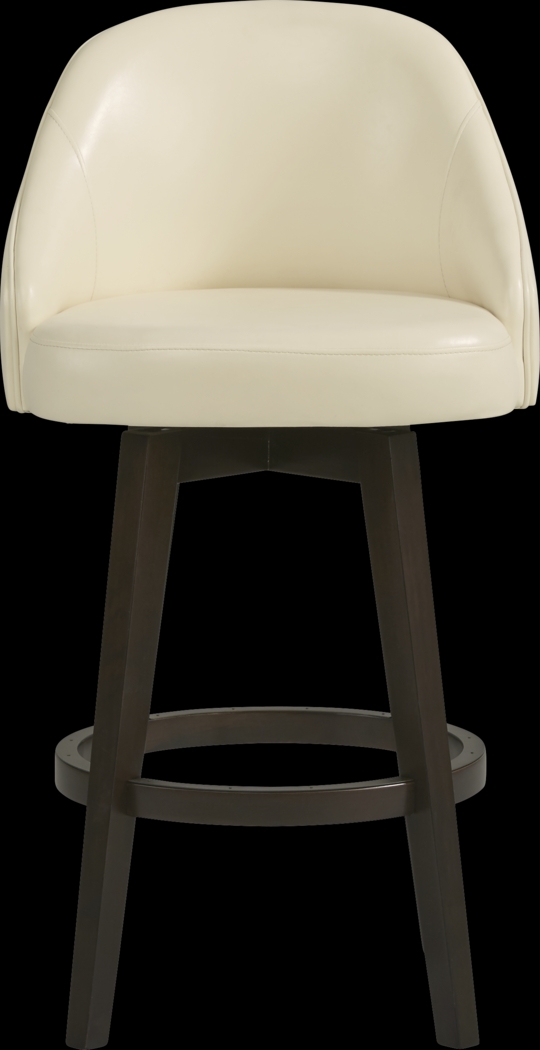 Austra Ivory Swivel Barstool - Thumbnail - Image 2
