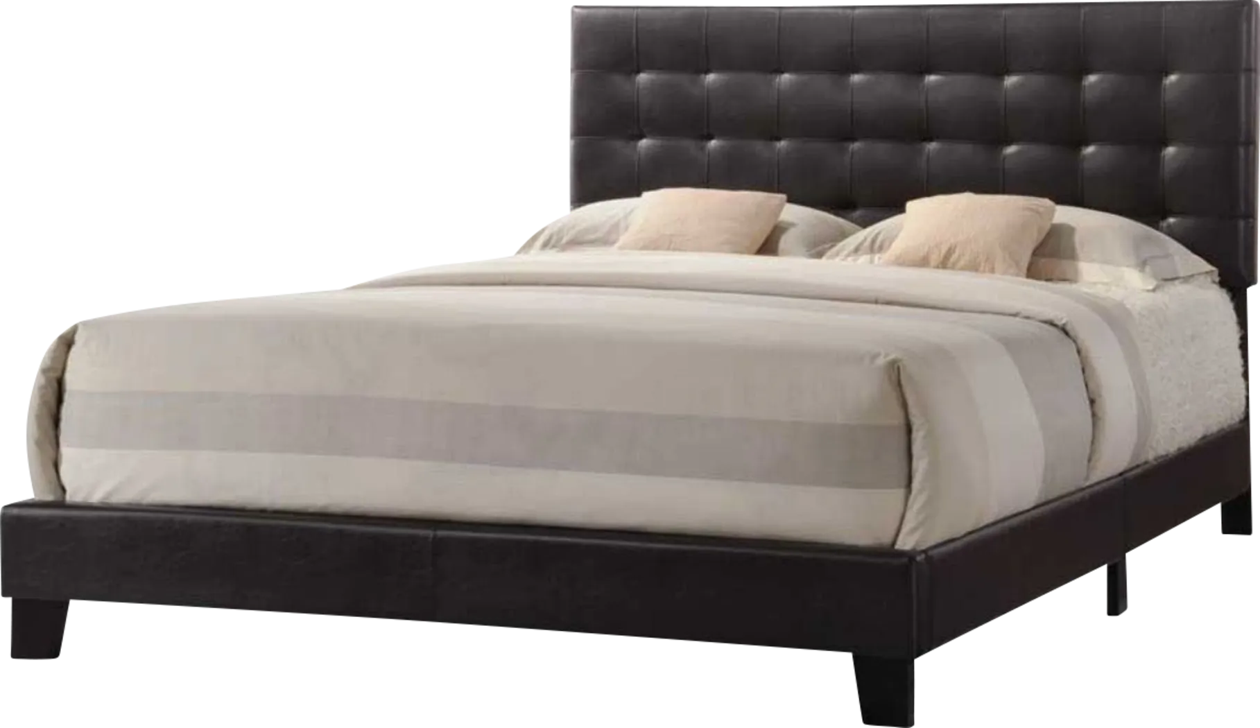 Authement Espresso Queen Bed - Thumbnail - Image 1