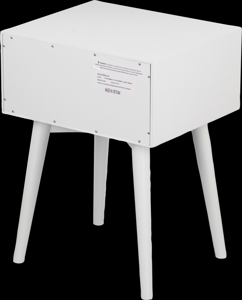 Authon White Nightstand - Thumbnail - Image 4