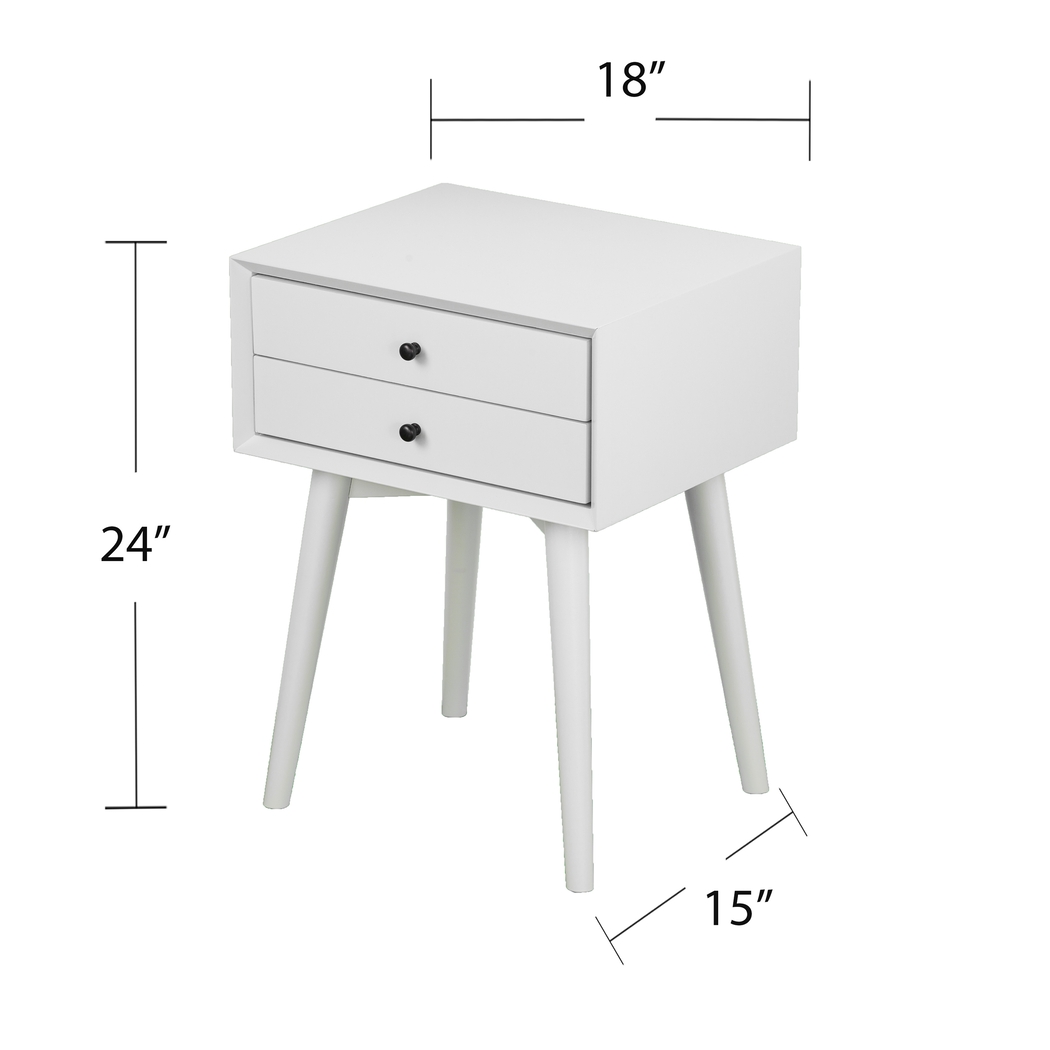 Authon White Nightstand - Thumbnail - Image 8