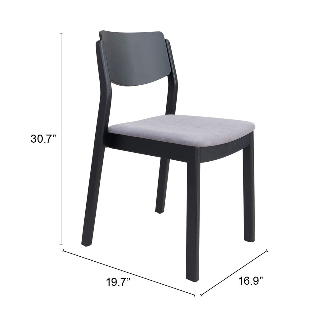 Autrey Black Dining Chair, Set of 2 - Thumbnail - Image 9