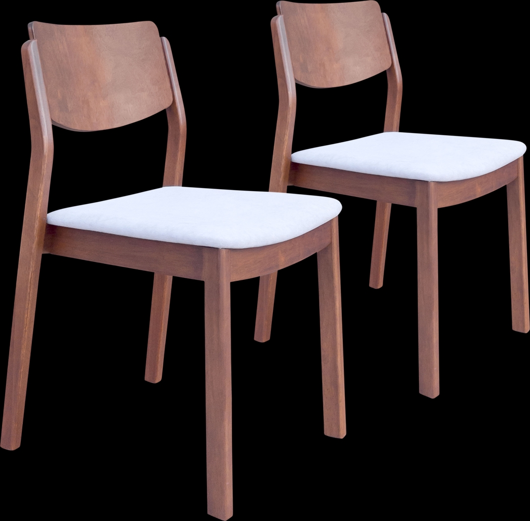 Autrey Walnut Dining Chair, Set of 2 - Thumbnail - Image 1