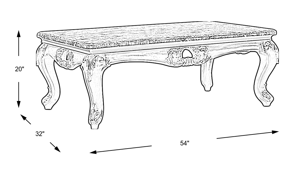 Dimension Image. Please refer to the Dimension Tab on this page for dimension details.