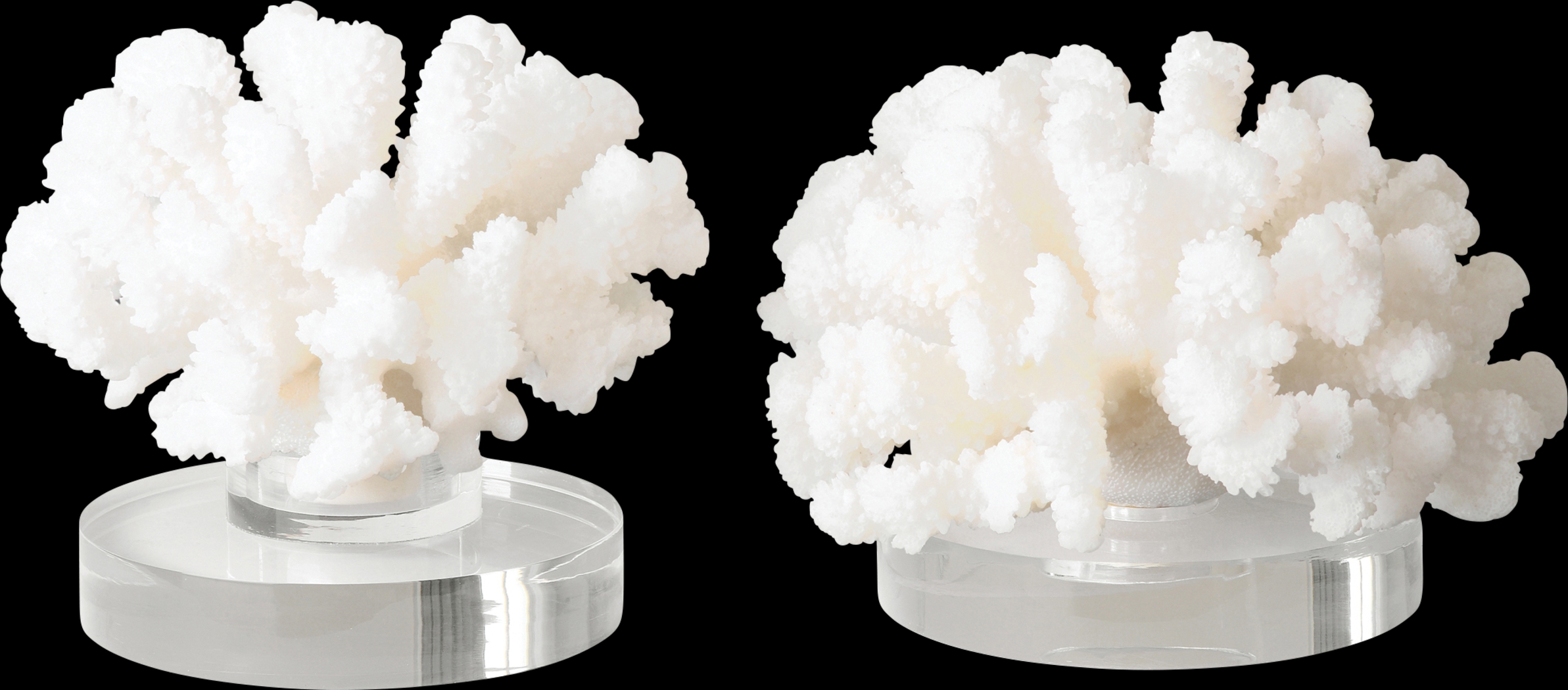 Avadale White Sculpture, Set of 2 - Thumbnail - Image 1