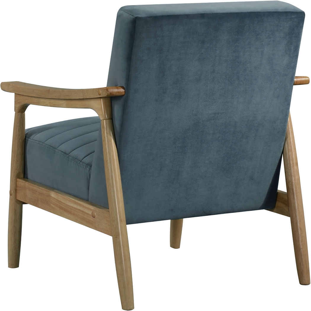 Avajulie Blue Accent Chair - Thumbnail - Image 5