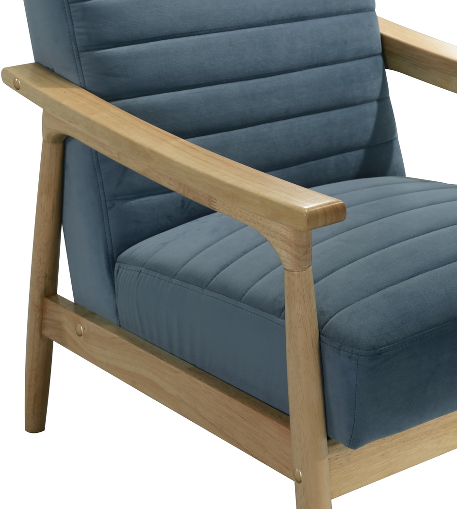 Avajulie Blue Accent Chair - Thumbnail - Image 7