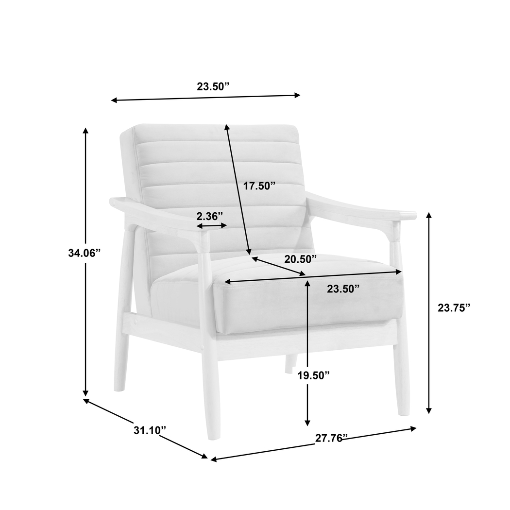 Avajulie Blue Accent Chair - Thumbnail - Image 9