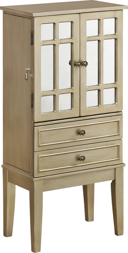 Avaline Gold Jewelry Armoire - Thumbnail - Image 1