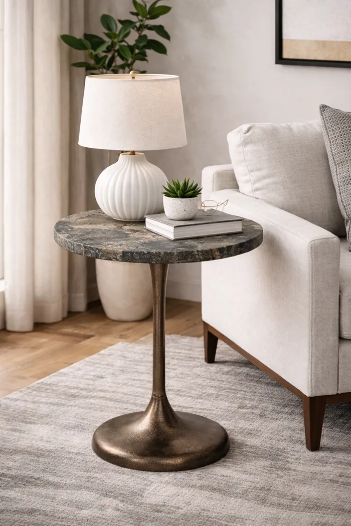 Avani Bronze/Black Accent Table - Thumbnail - Image 2