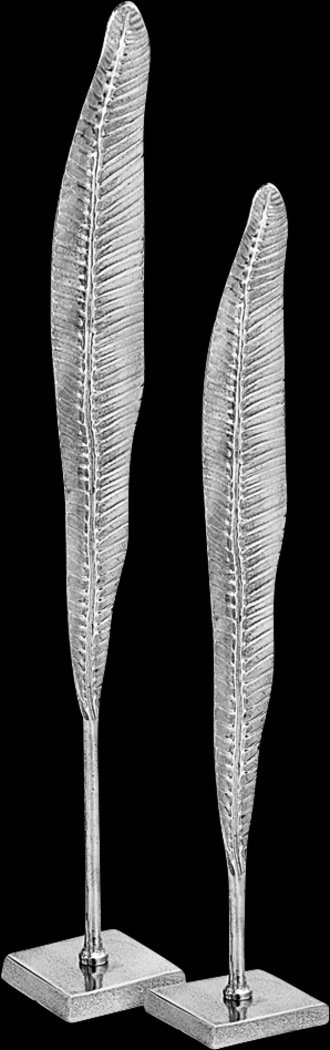 Avanni Silver Sculpture, Set of 2 - Thumbnail - Image 1