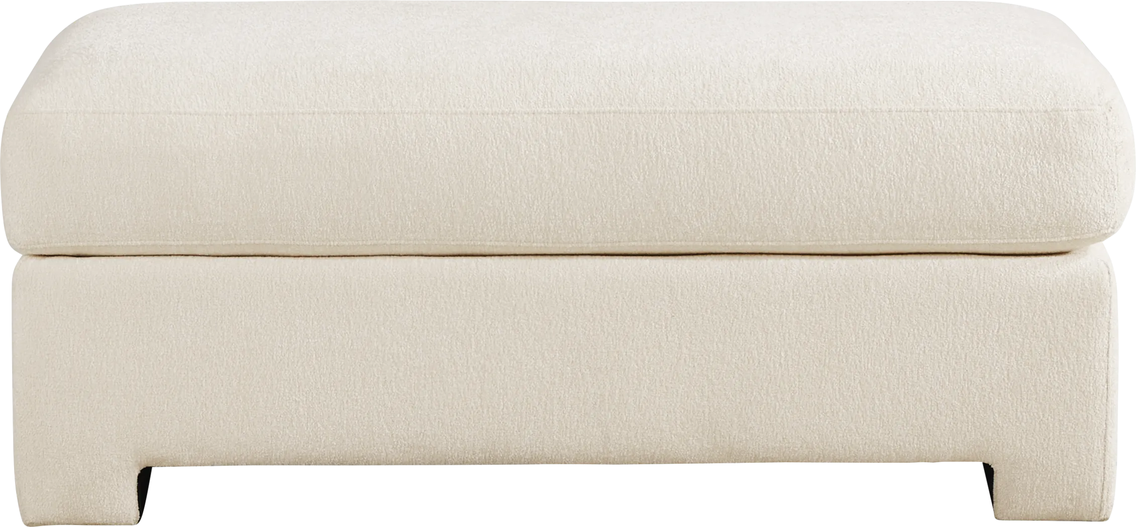 Avara Ivory Ottoman - Thumbnail - Image 2