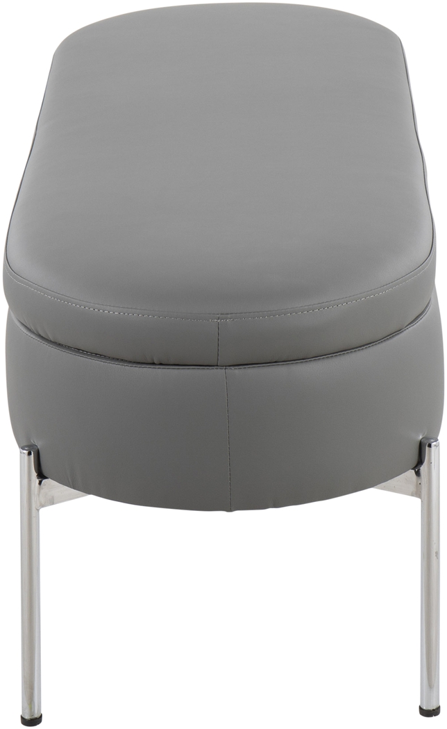 Avastele Gray Accent Bench - Thumbnail - Image 7