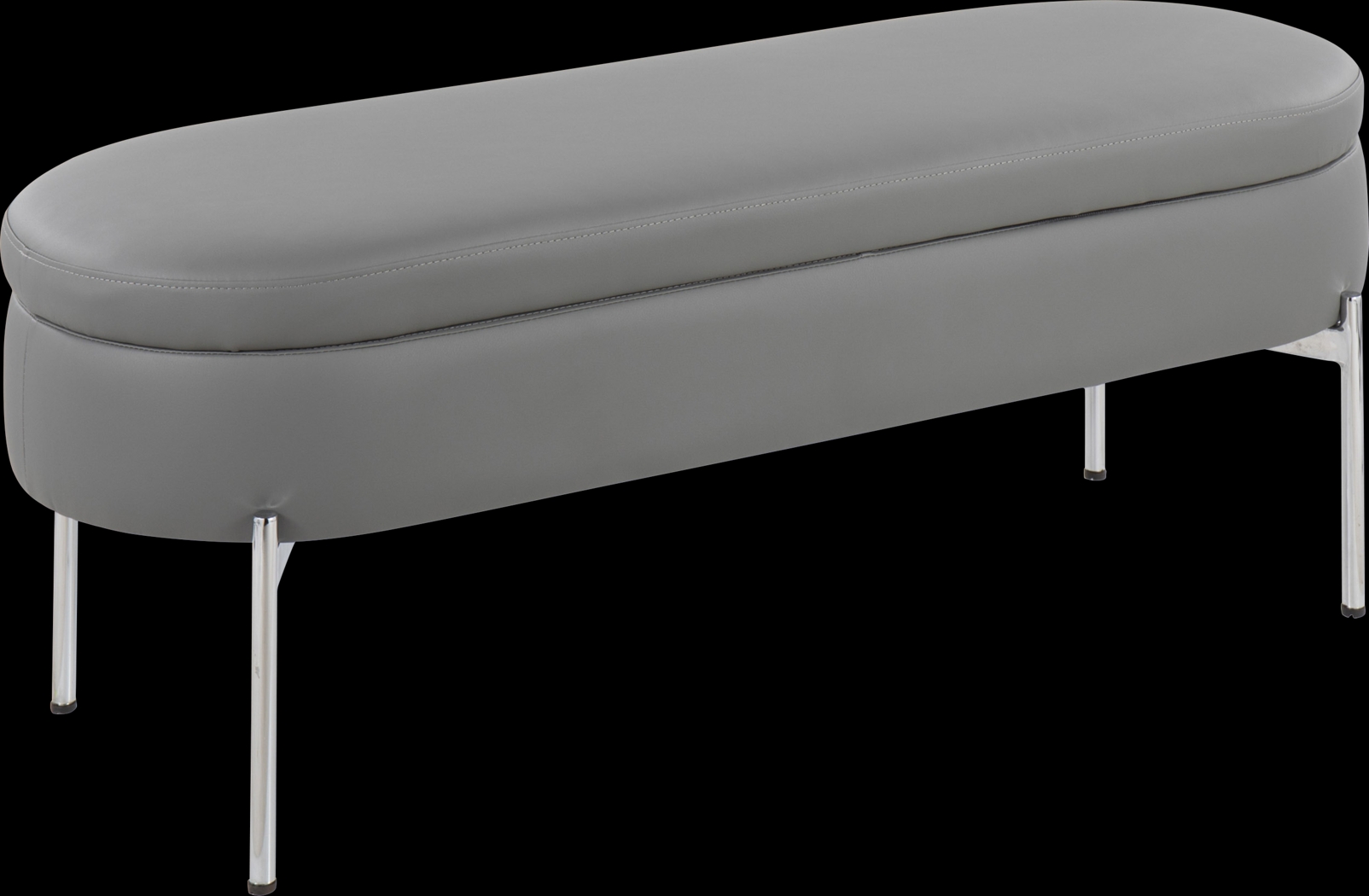 Avastele Gray Accent Bench - Thumbnail - Image 1