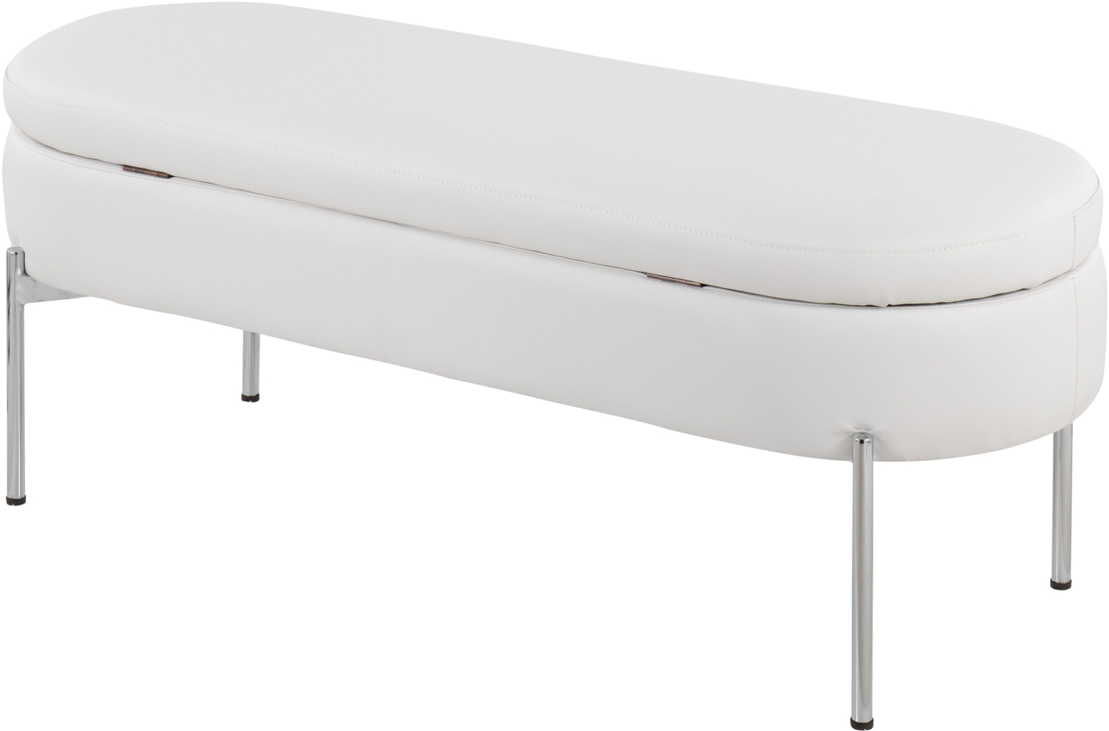 Avastele White Accent Bench - Thumbnail - Image 11