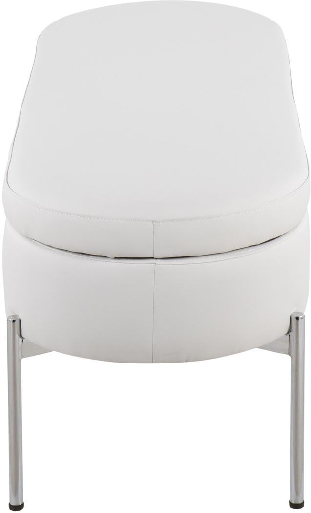 Avastele White Accent Bench - Thumbnail - Image 7
