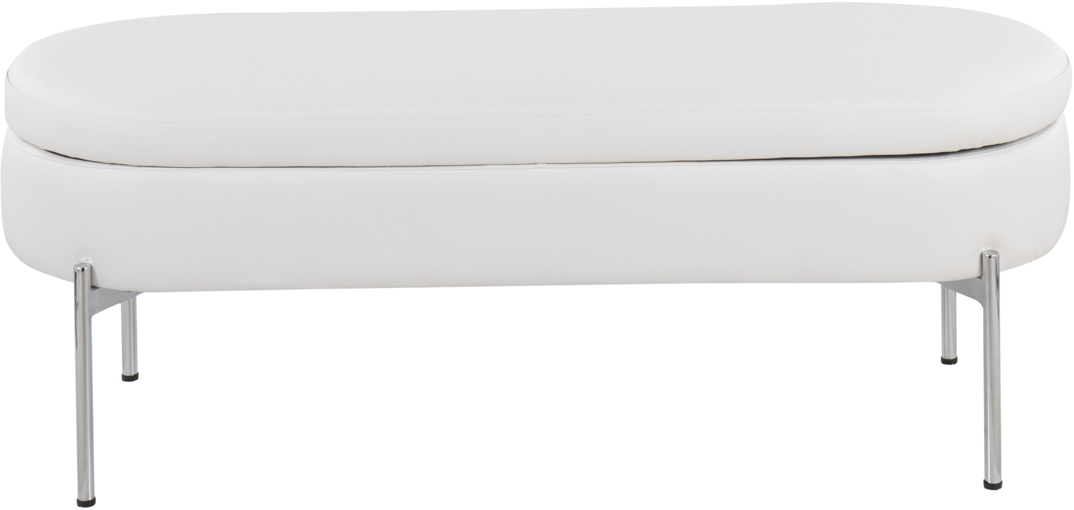 Avastele White Accent Bench - Thumbnail - Image 9