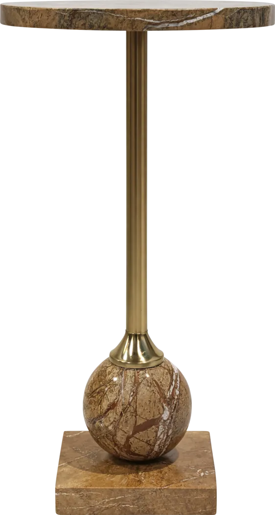 Avathu Gold/Brown Accent Table - Thumbnail - Image 3