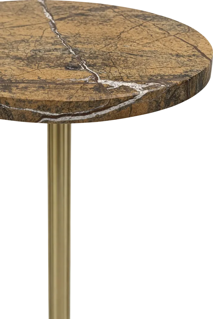 Avathu Gold/Brown Accent Table - Thumbnail - Image 6