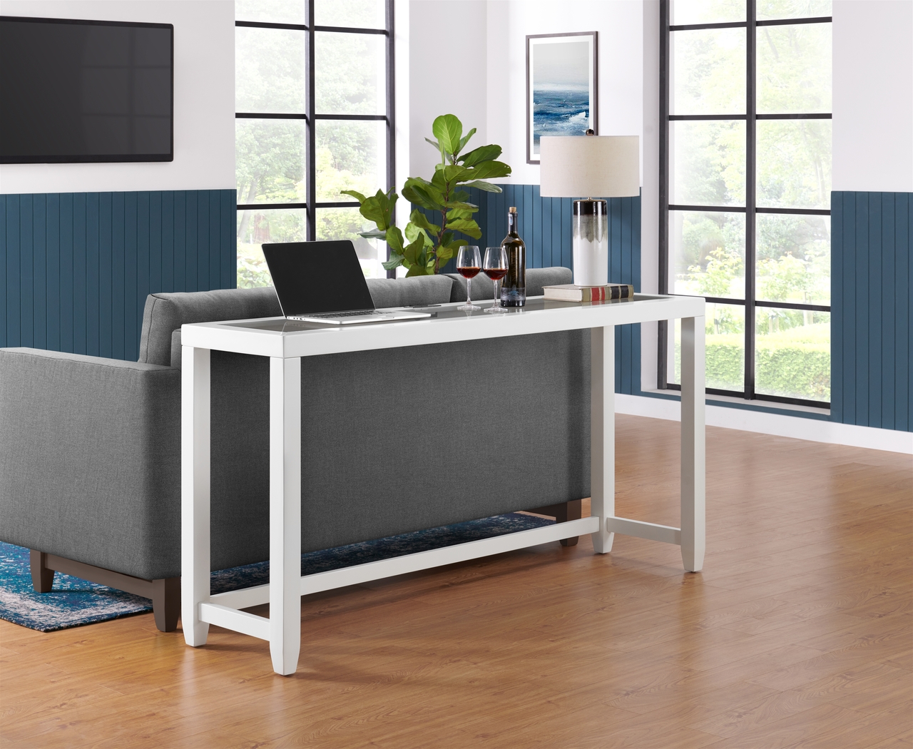 Avati White Counter Height Bar Set - Thumbnail - Image 10