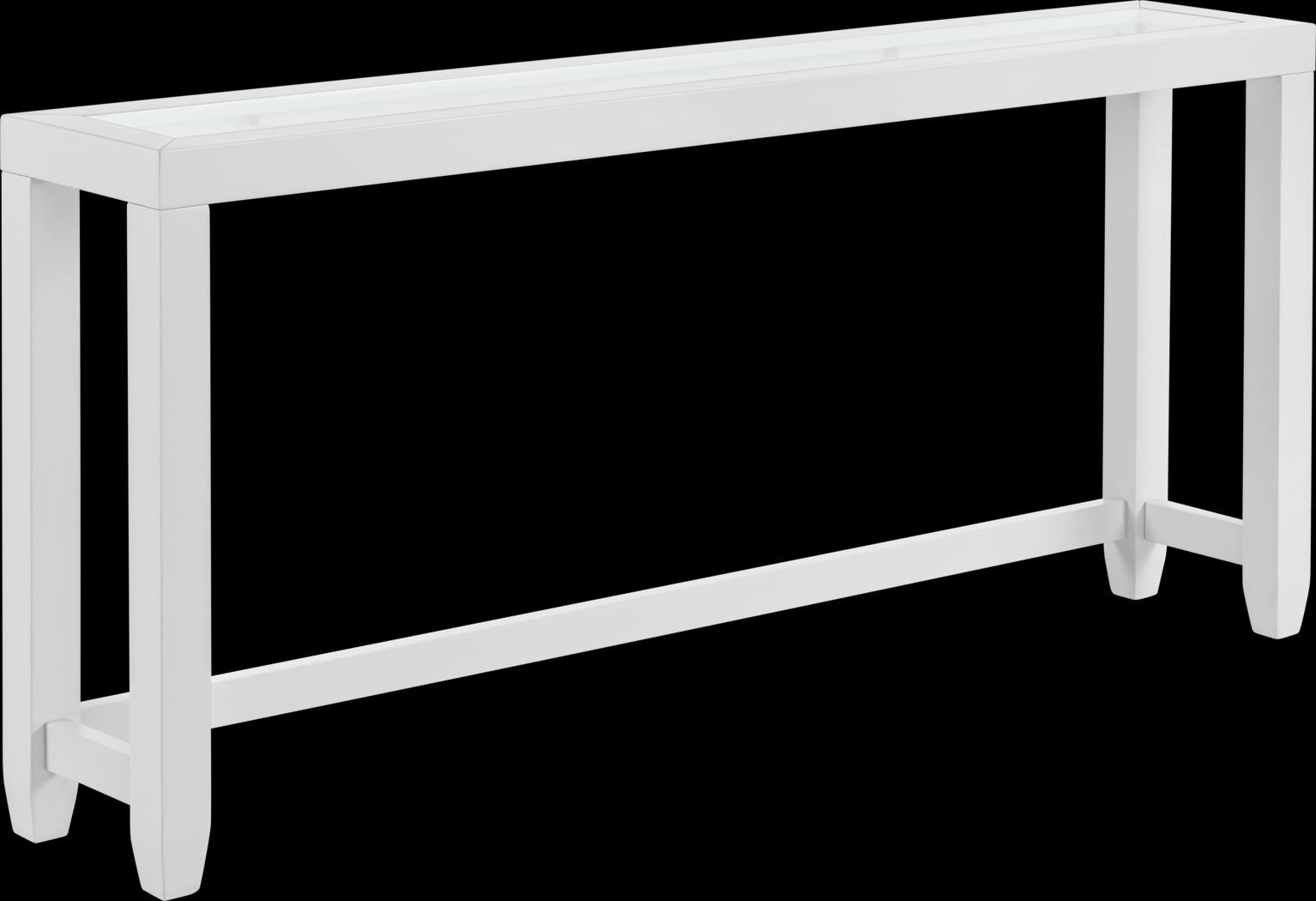 Avati White Sofa Table - Thumbnail - Image 1