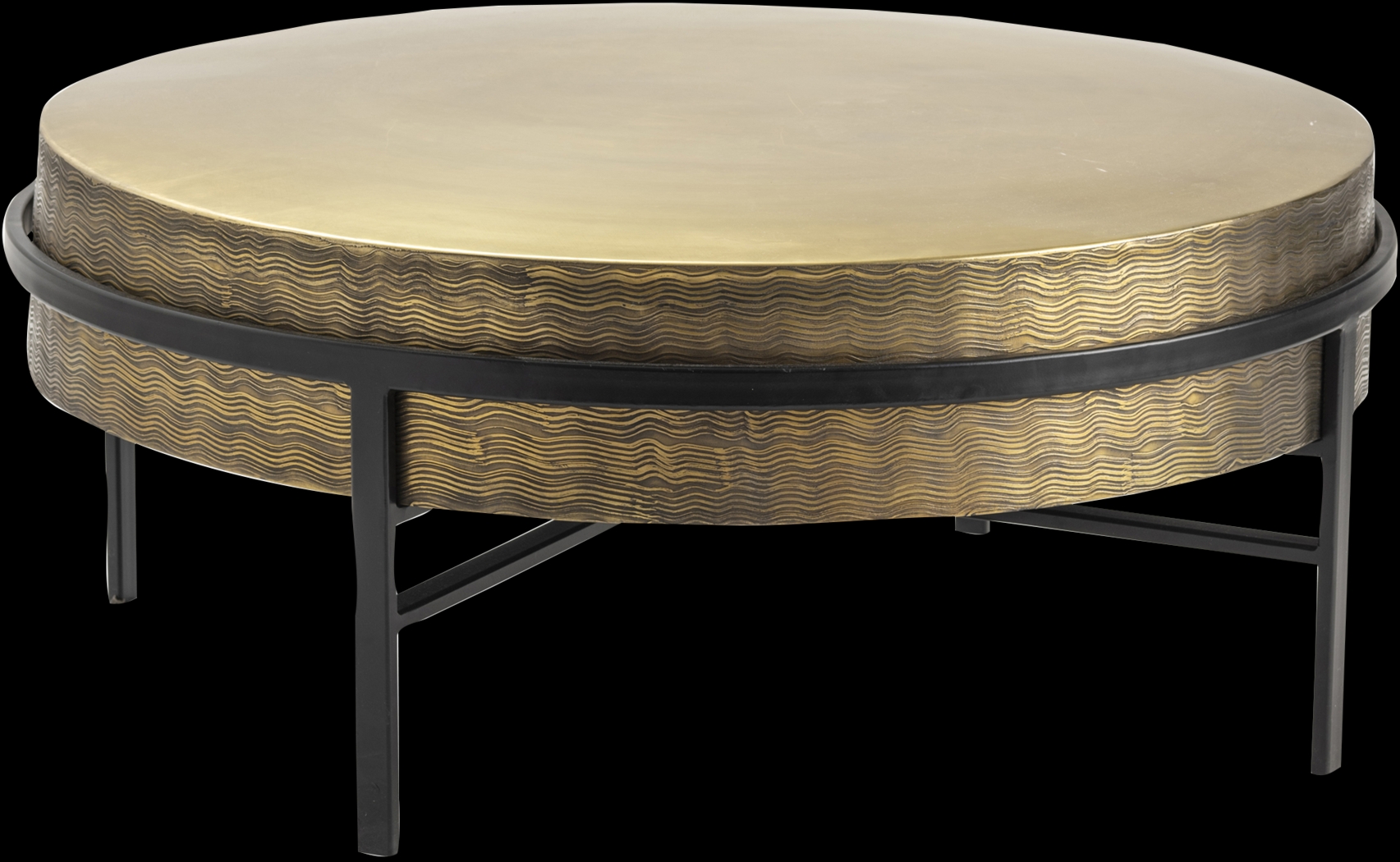 Avaview Gold Cocktail Table - Thumbnail - Image 1