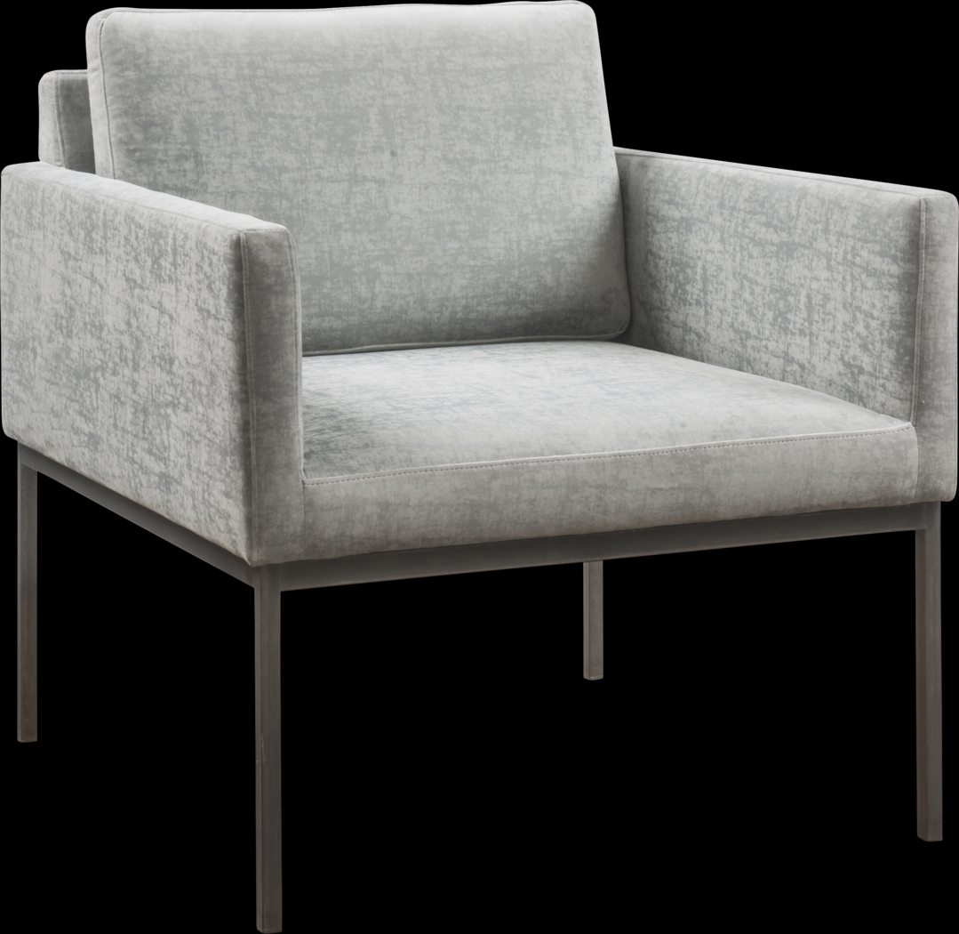 Avdel Gray Accent Chair - Thumbnail - Image 1