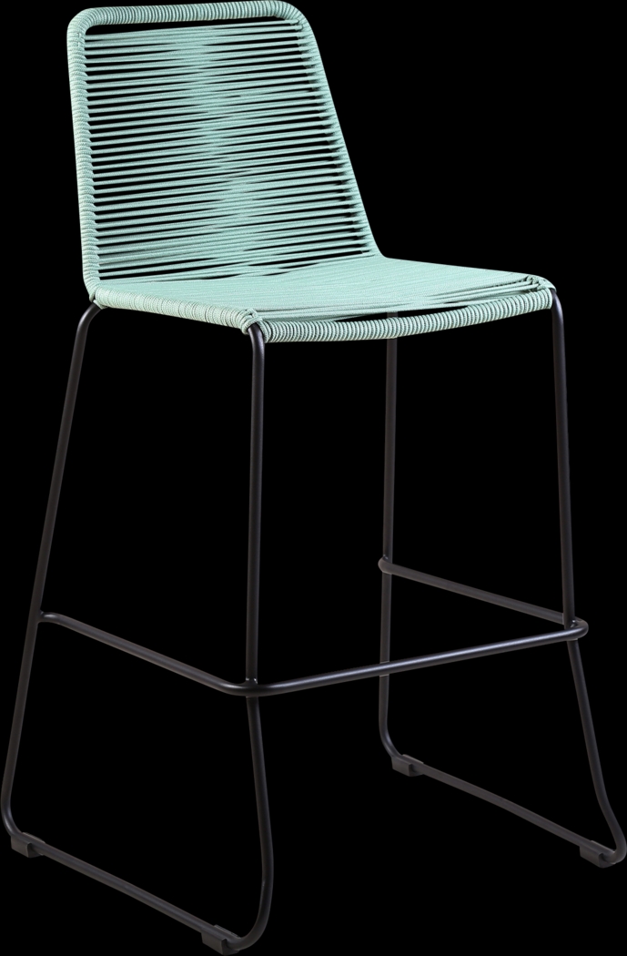 Avele Ann Green Outdoor Barstool - Thumbnail - Image 1