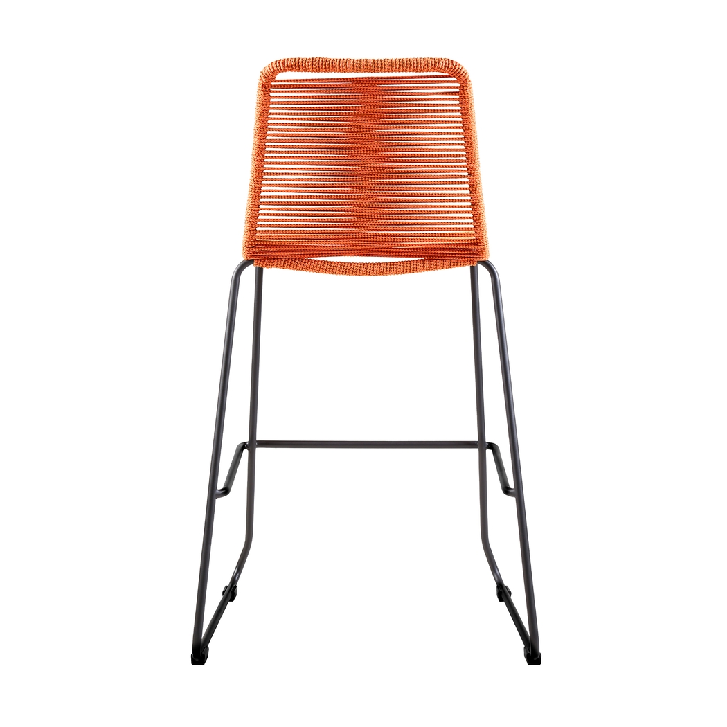 Avele Ann Orange Outdoor Barstool - Thumbnail - Image 5