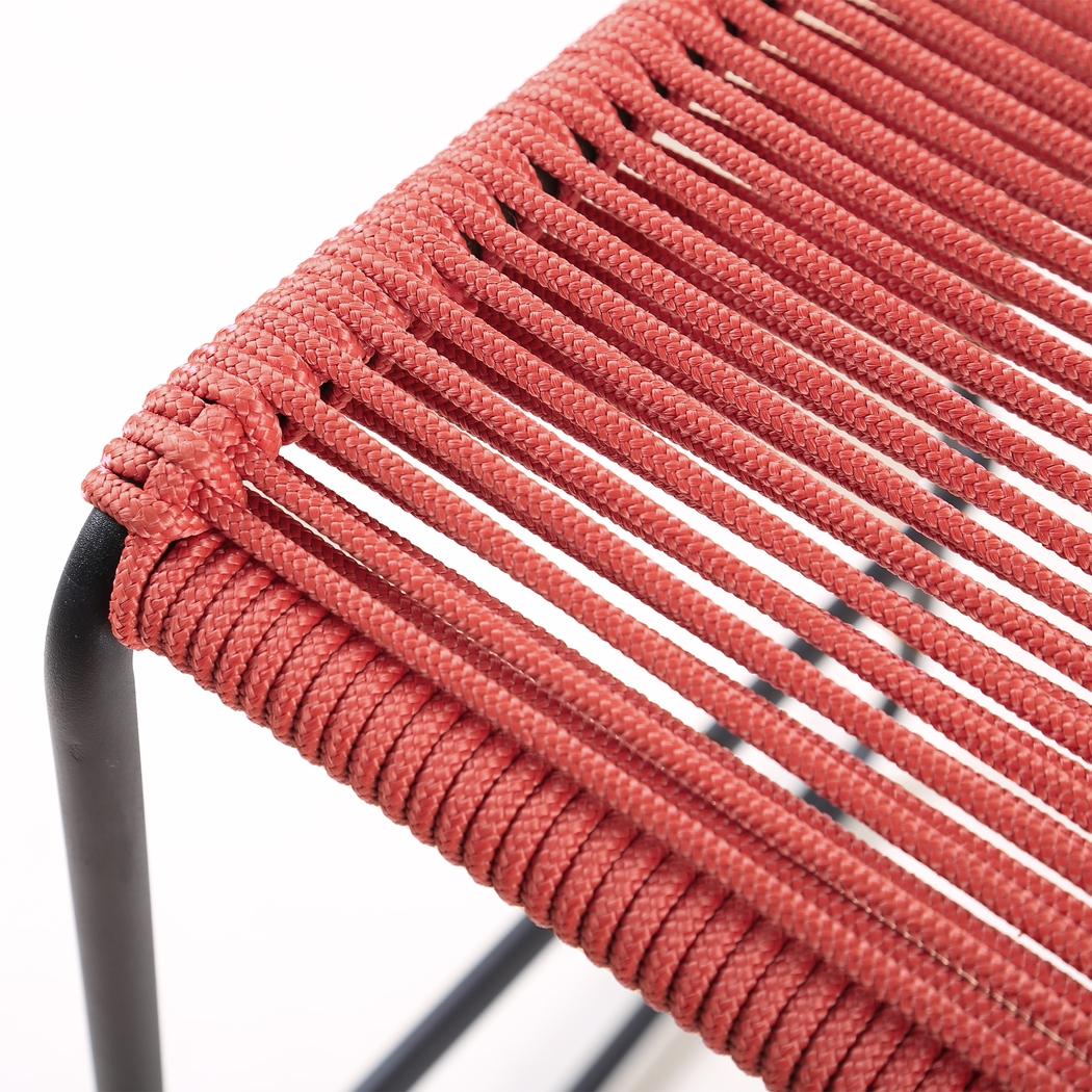 Avele Ann Red Outdoor Barstool - Thumbnail - Image 7